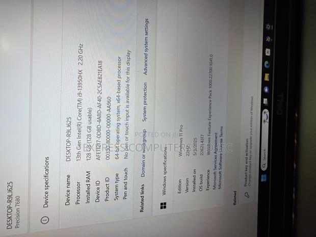 Laptop Dell Precision 7680 128GB Intel Core I9 SSD 2T · Photo 7