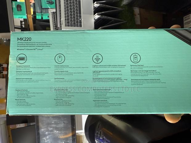 Logitech Mk220 Wireless Keyboard and Mouse Combo Original From Uk · Photo 4