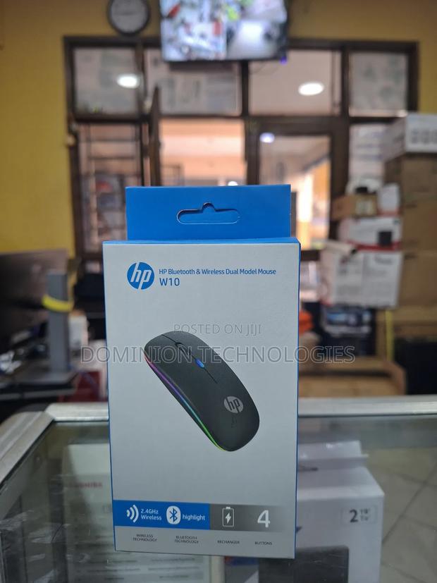 Hp Bluetooth Wireless Dual Model Mouse W10 · Photo 1