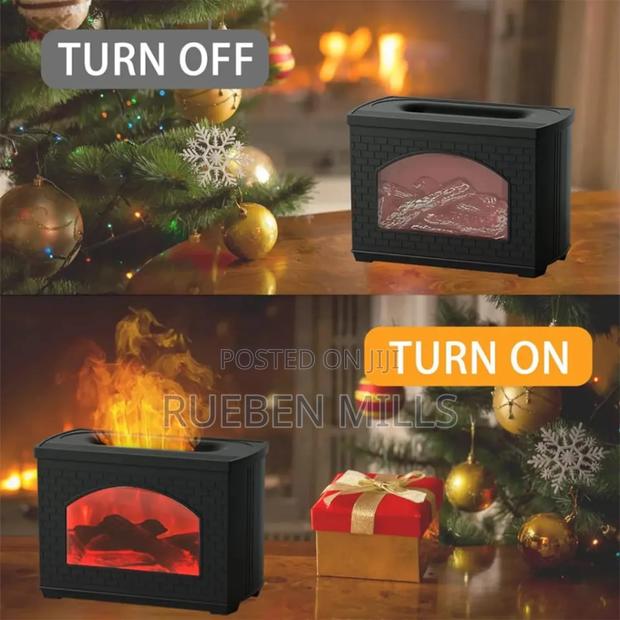Flame Glow Aroma Diffuser - Serene Mist and Ambiance · Photo 3