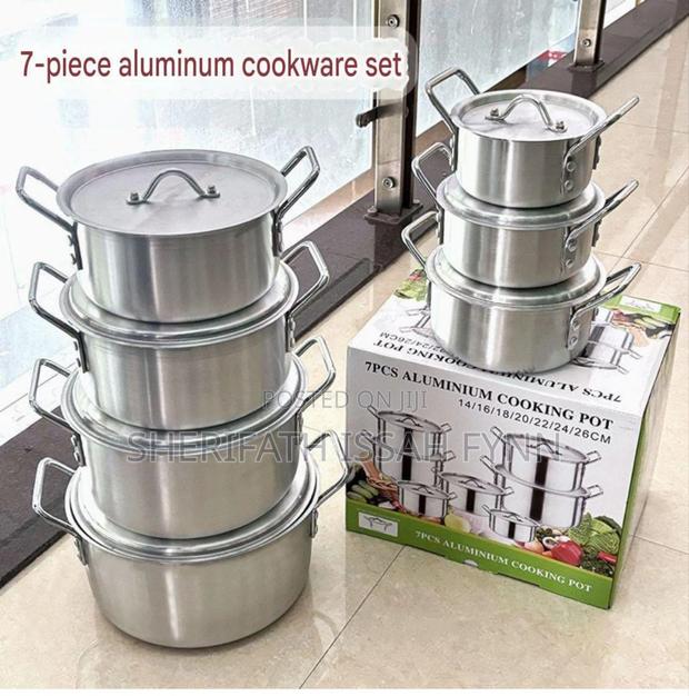 7 Pieces Aluminum Cooking Pot · Photo 2
