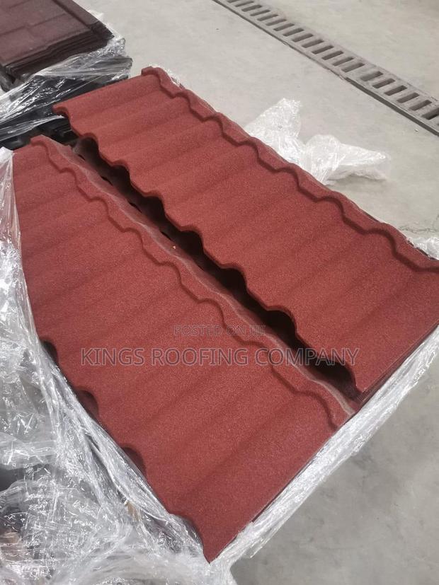 Glittering Red Milano Euro Roofing Tiles · Photo 1