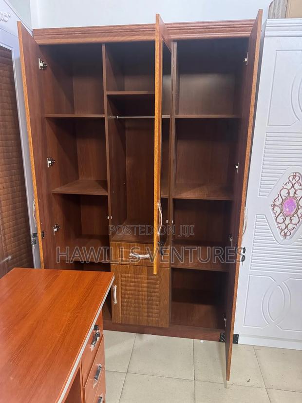 Three in One Wooden Brown Wardrobe · Photo 2