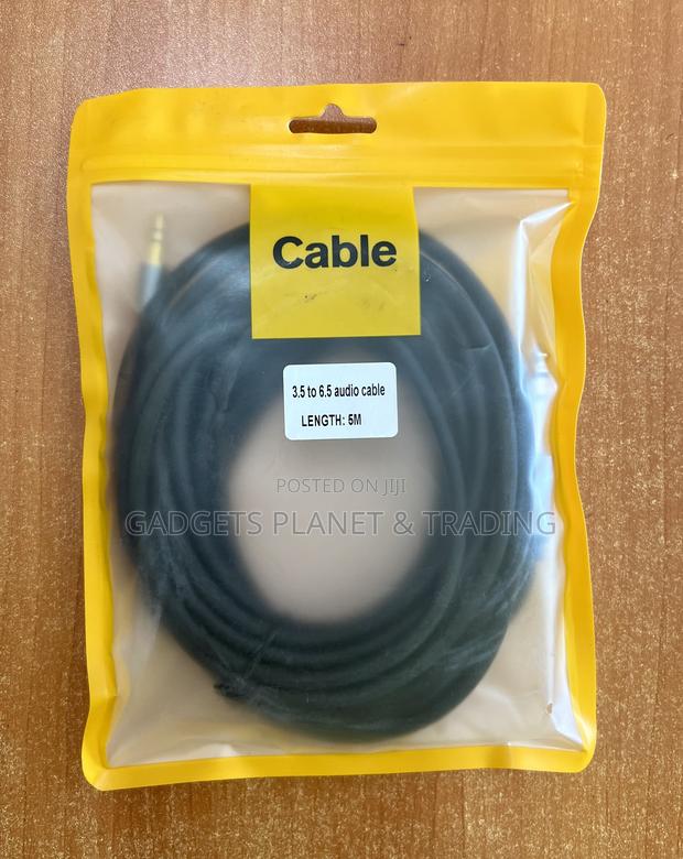 3.5mm to 6.5mm Male to Male Audio Adapter Cable - 5m · Photo 2