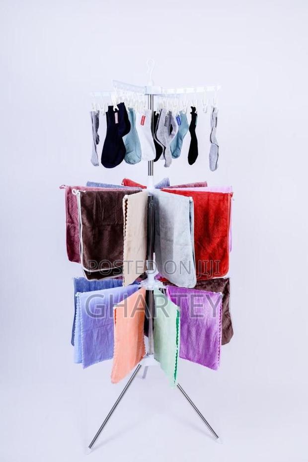 Multi-Tier Tripod Clothes Drying Rack –Spacesaving Indoor Laundrystand · Photo 1
