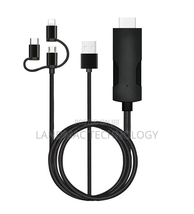 3 in 1 Usb to Hdmi Cable Converter Model Zt57 Heatz · Photo 1
