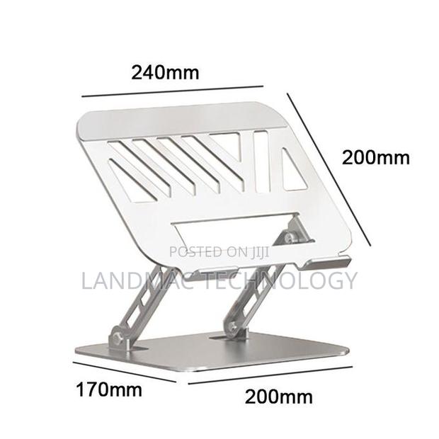 Adjustable Laptop Stand for Desk, Metal Foldable Laptop Riser Holder · Photo 1