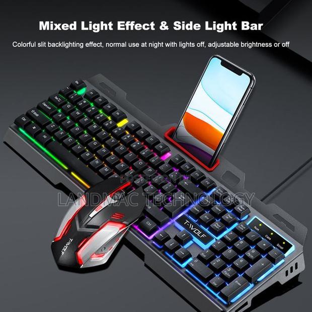 Wolf Tf-600 Keyboard and Mouse Set Metal Plate Desktop Computer Game · Photo 4
