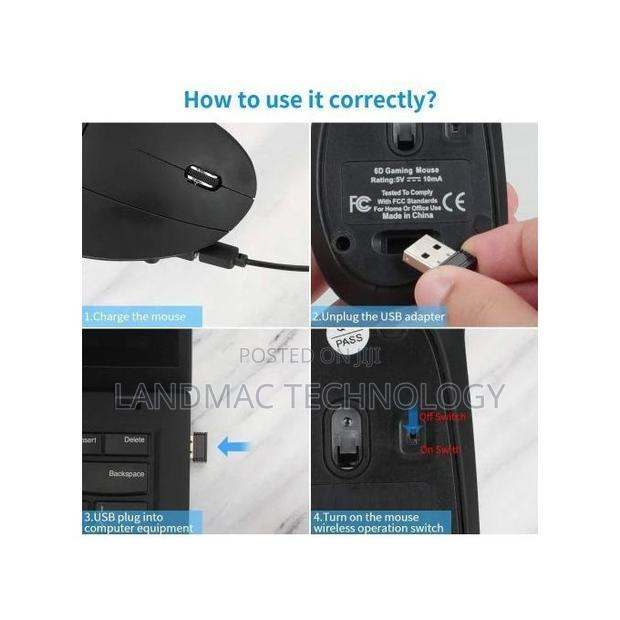 2.4g Wireless Mouse Gaming Computer Mice Rechargeable · Photo 6