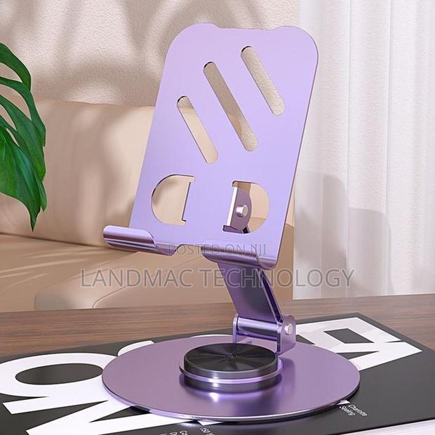 All-Metal Desktop Phone Tablet Stand Folding and Rotating · Photo 1