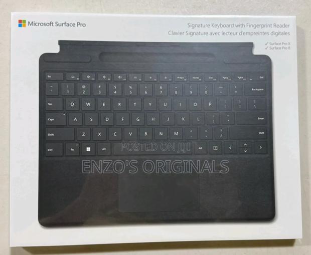Microsoft Surface Pro 8, 9 , X & 11 Keyboard With Fingerprint Scanner · Photo 1