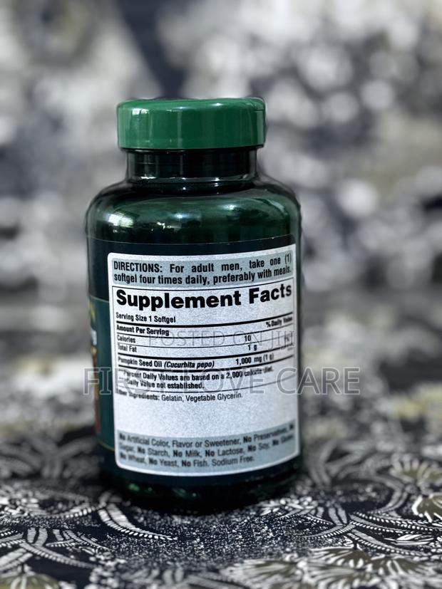 Puritan Pride Pumpkin Seeds Oil 1000mg · Photo 2