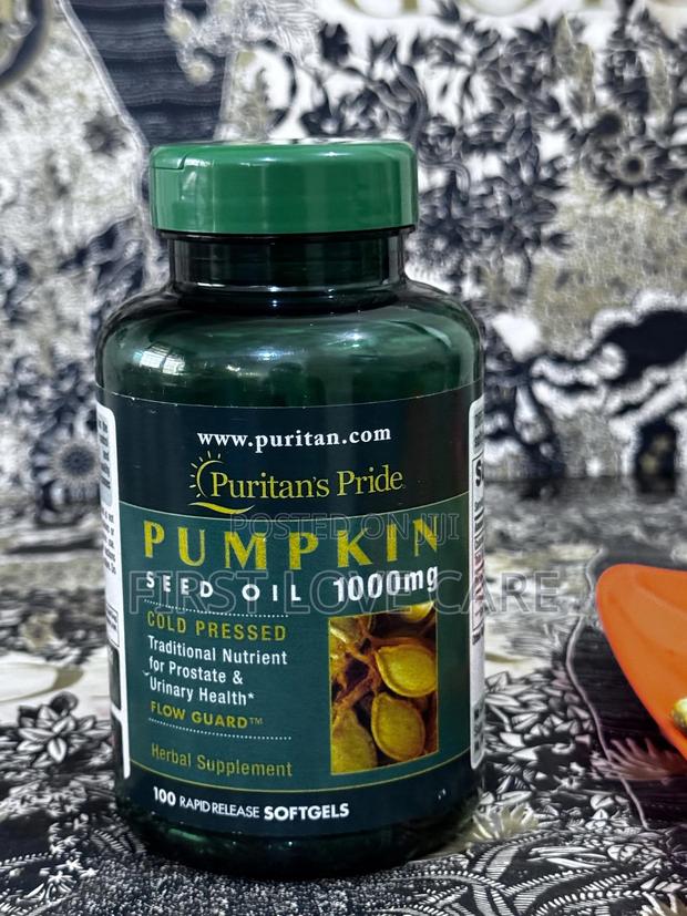 Puritan Pride Pumpkin Seeds Oil 1000mg · Photo 1