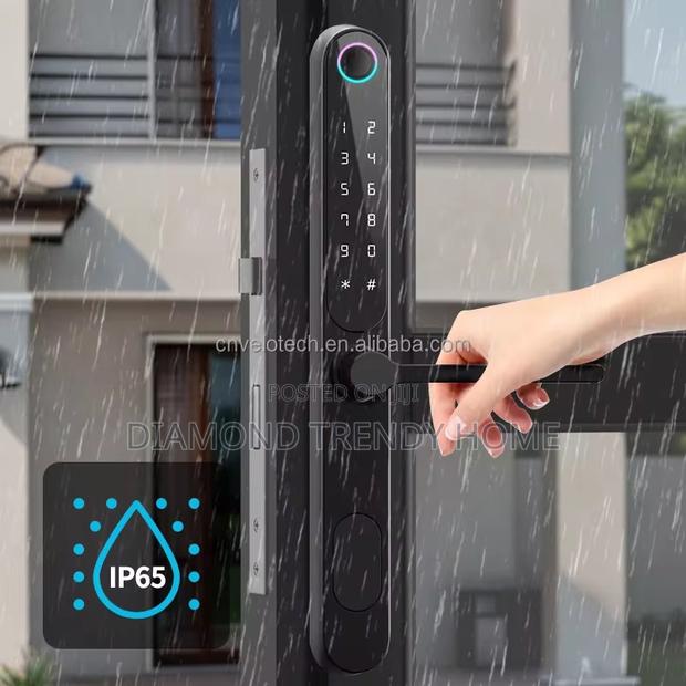 Aluminum Door Smart Lock. · Photo 1