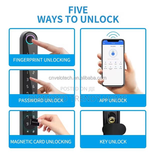 Aluminum Door Smart Lock. · Photo 4