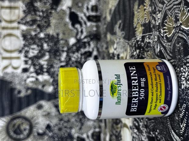 Nature's Field Berberine 500mg( 60 Capsule) · Photo 1