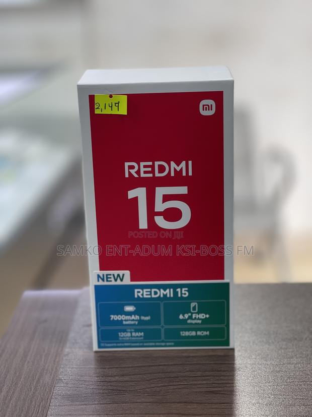 New Xiaomi Redmi 15 128 GB Black · Photo 1