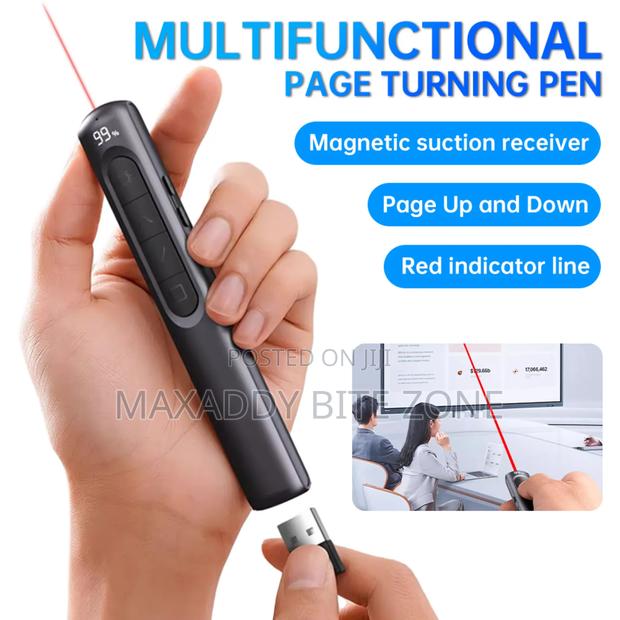 Powerpoint Pen Wireless Presentation Clicker Type-C Rechargeable · Photo 1