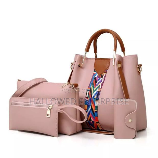 High Quality Leather Pu Handbag 4pcs in 1set · Photo 2