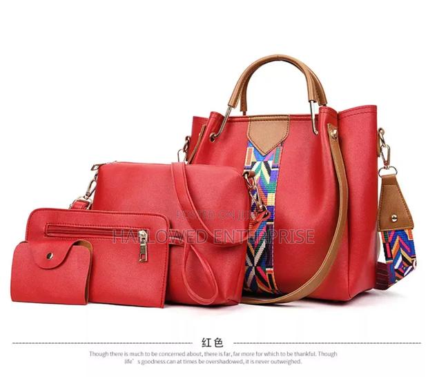 High Quality Leather Pu Handbag 4pcs in 1set · Photo 4