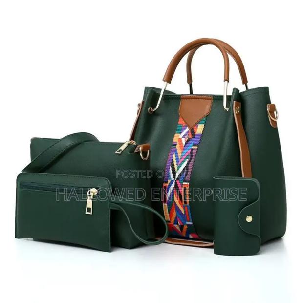 High Quality Leather Pu Handbag 4pcs in 1set · Photo 5