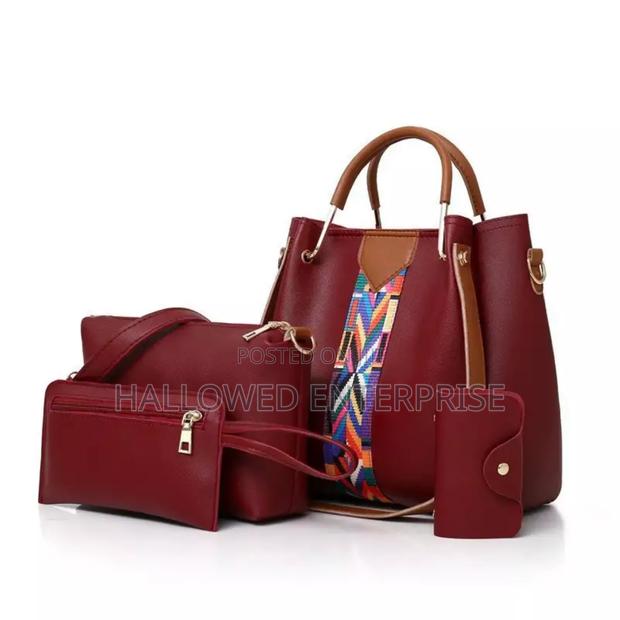 High Quality Leather Pu Handbag 4pcs in 1set · Photo 8