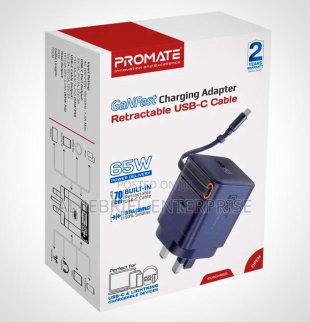 Promate 65watts Power Adapter · Photo 1
