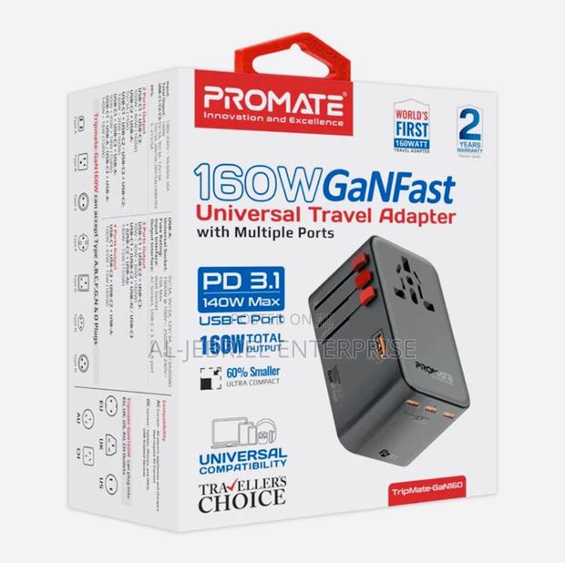 Promate 160watts Travel Adapter · Photo 3