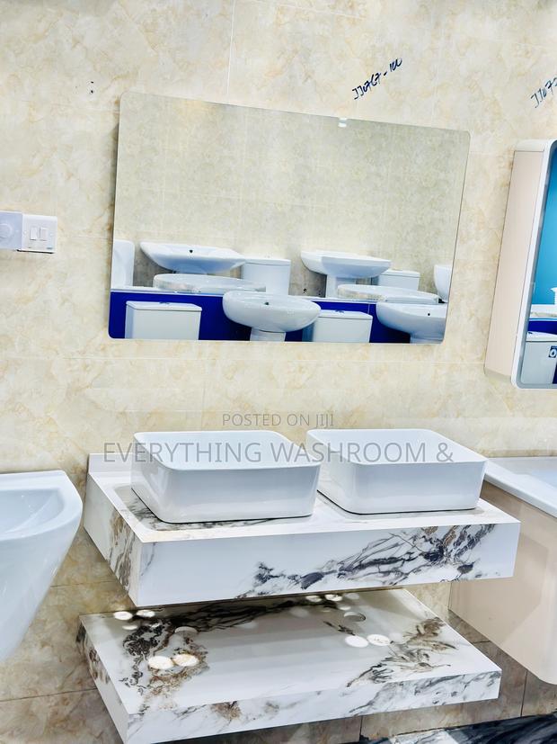Double Wash Hand Basin 100cm_ Marble Basin 100cm · Photo 1