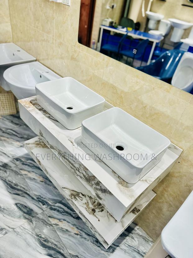 Double Wash Hand Basin 100cm_ Marble Basin 100cm · Photo 4