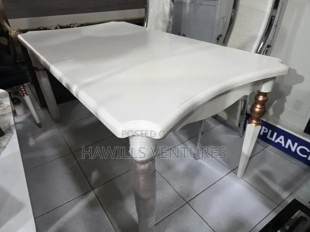White Dining Wooden Table · Photo 1