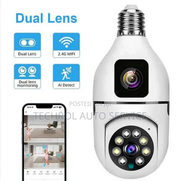 Dual Lens Panorama Bulb Camera V380 Pro · Photo 1