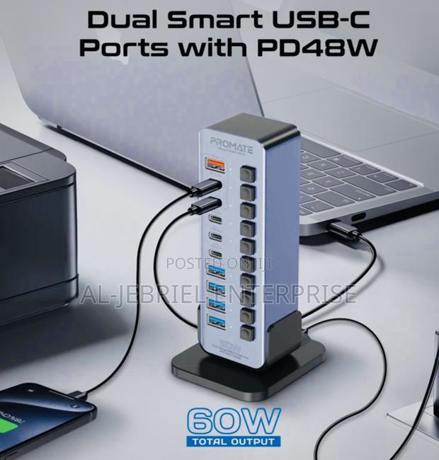 Promate 60watts Usb-C Hub · Photo 1