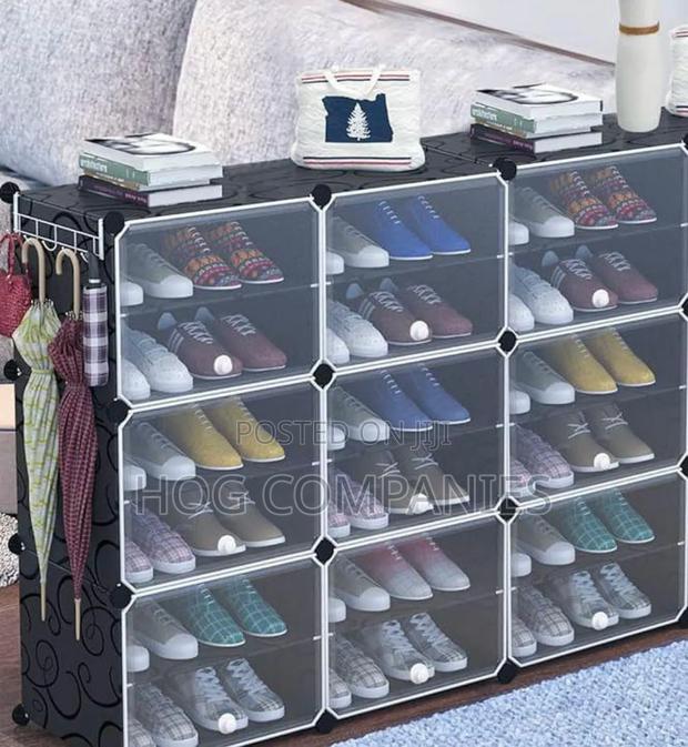 Portable Shoe Rack Organizer With Door- Fast Delivery in 2 Hours · Photo 1