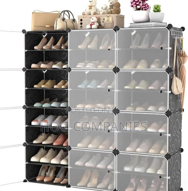 Portable Shoe Rack Organizer With Door- Fast Delivery in 2 Hours · Photo 2