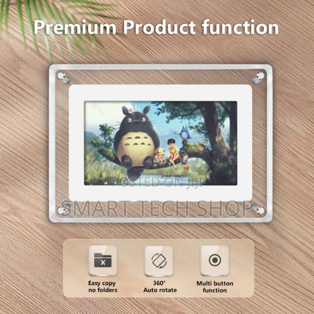 Acrylic Digital Photo Frame 1500mah Battery 7"Ips Screen Speaker 4gb · Photo 6