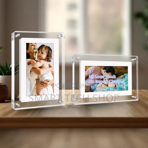 Acrylic Digital Photo Frame 1500mah Battery 7"Ips Screen Speaker 4gb · Photo 7