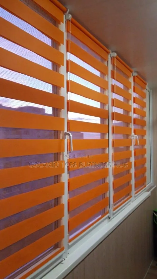 The Wholesale Hub Modern Zebra Window Curtain Blinds · Photo 1
