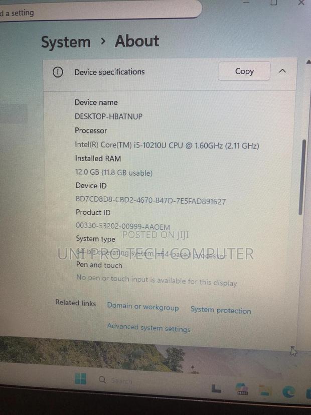 Laptop Lenovo ThinkPad T14 G1 12GB Intel Core I5 SSD 256GB · Photo 8