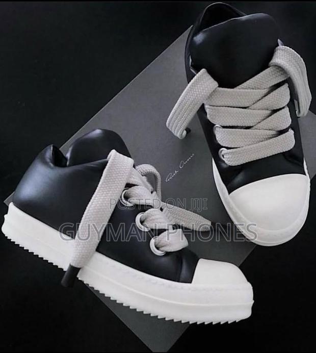 Rick Owen Jumbo Lace Low Sneaker