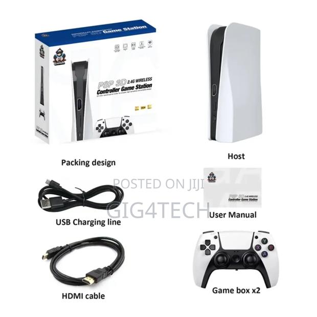 Q10 2.4g Wireless Hd Video Game Console 128g With 2 Gamepads for PSP · Photo 5