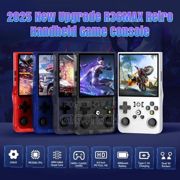 New Upgrade R36max Retro Handheld Game Console Linux System · Photo 3