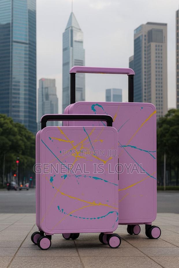 2in1 Durable Marbled Hardshell Exterior Suitcase · Photo 4