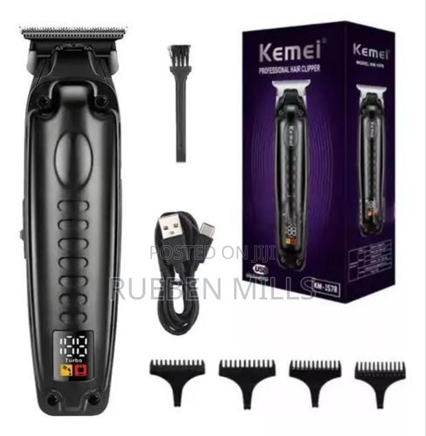 Smooth Shaving Kemei Km-1578 Skin Machine Beard Trimmer Detailer · Photo 1