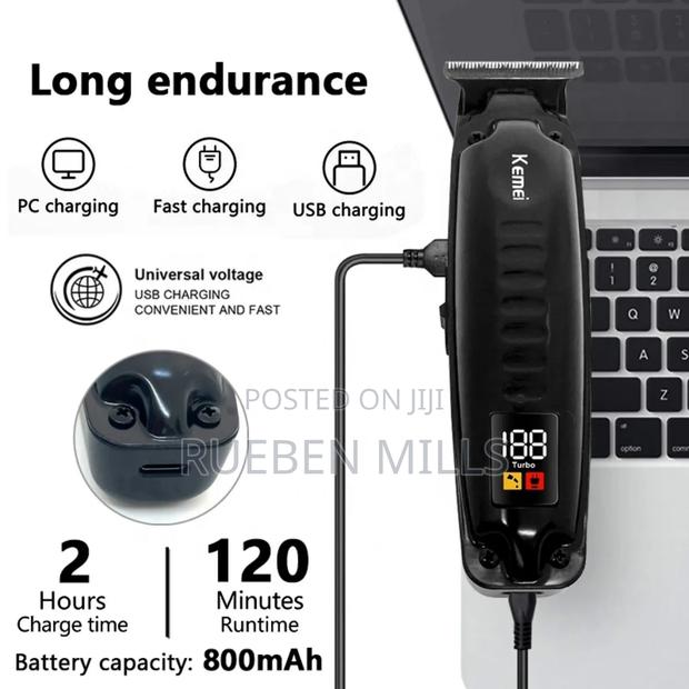 Smooth Shaving Kemei Km-1578 Skin Machine Beard Trimmer Detailer · Photo 3