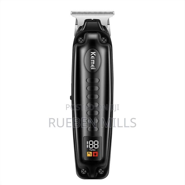 Kemei Km-1578 High Quality Beard Trimmer Shaving Machine - Black · Photo 5