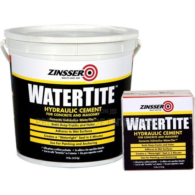Waterproof Hydraulic Cement – Zinsser Watertite Leak Sealing Formula · Photo 1