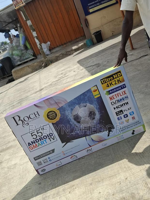 Smart Android Tv Uhd Roch Brand Fresh in Box for Sale at Cool Price · Photo 2