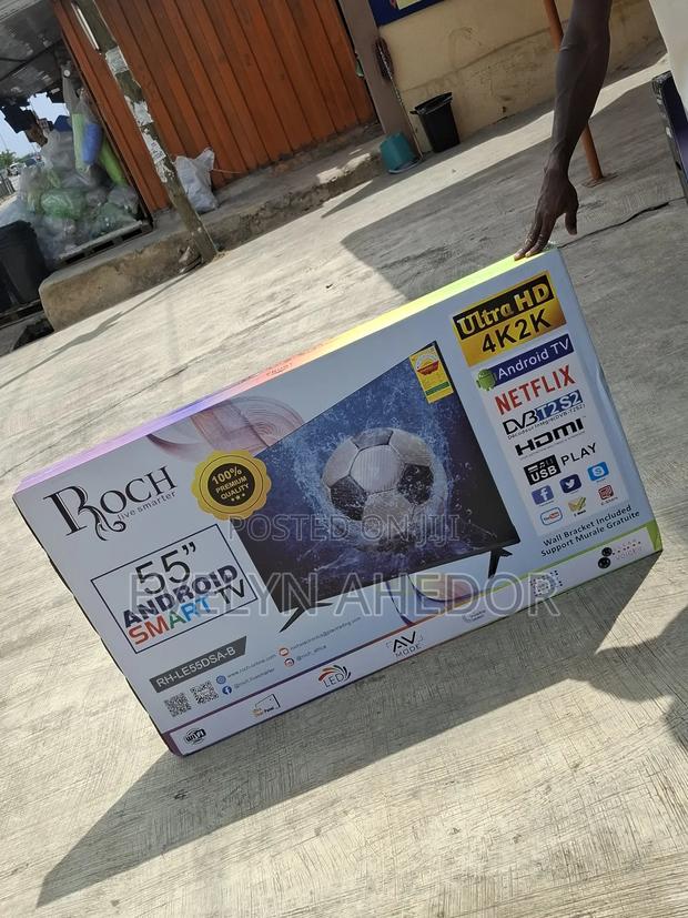 Smart Android Tv Uhd Roch Brand Fresh in Box for Sale at Cool Price · Photo 3