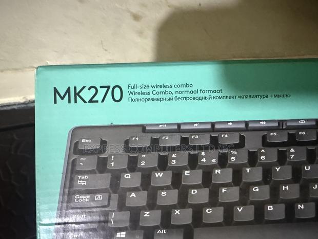 Logitech Mk270 Wireless Keyboard and Mouse Combo Original From Uk · Photo 3